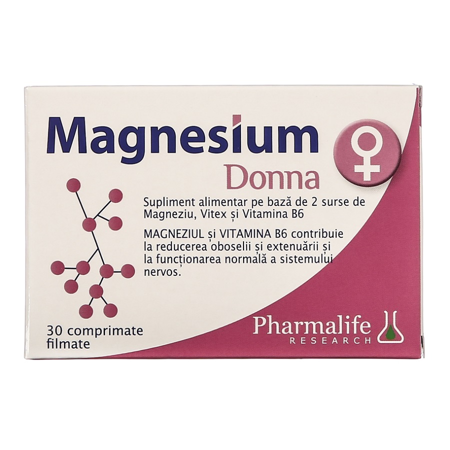 Magnesium Donna, 30 comprimate, Pharmalife